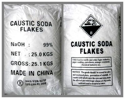 Caustic Soda Flakes Naoh 99